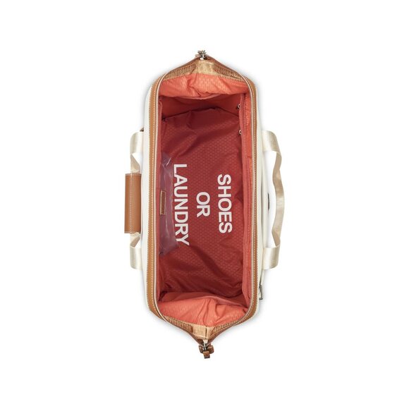 Delsey Paris 2.0 Small Weekender Travel Duffle Bag Angora Off White One Size - Picture 9 of 14